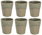 Cosy & Trendy Koffiekopjes / Cappuccino Bekers Bistro Thyme Green 290 ml - 6 stuks