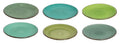 Cookinglife Ontbijtborden / Dessertborden Delice Groen ø 19 cm - 6 stuks