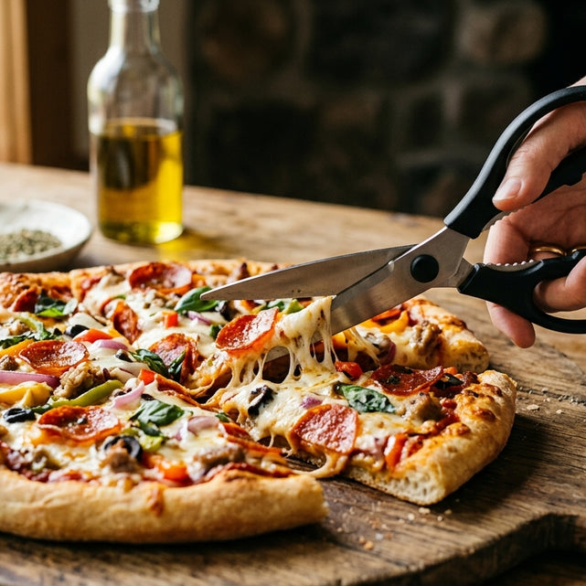 Pizzaschaar voor dikke bodems en veel beleg