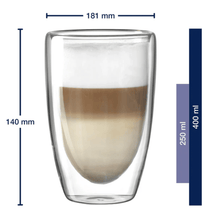 Leonardo Dubbelwandige Latte Macchiato Glazen Duo 400 ml - 2 stuks