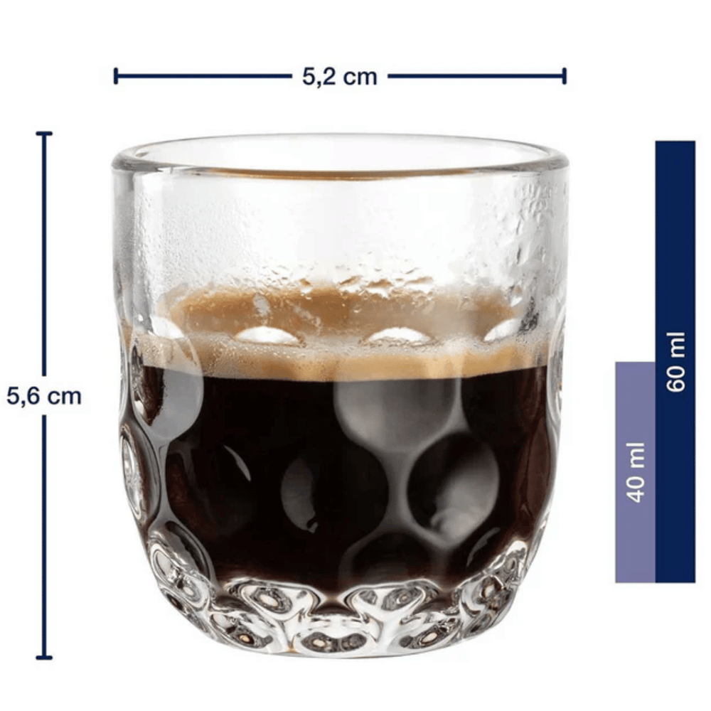 Leonardo Espressoglazen - Gocce Uno - 60 ml - 2 stuks