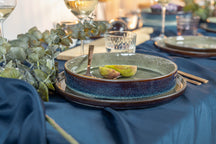 Cosy & Trendy Serviesset Quintana Green 18-delig / 6 personen - 6 dinerborden, 6 diepe borden en 6 ontbijtborden
