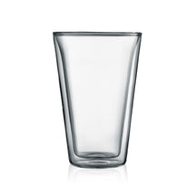 Bodum Dubbelwandige latte macchiato glazen Canteen - gepatenteerd ventiel - 400 ml - 2 stuks
