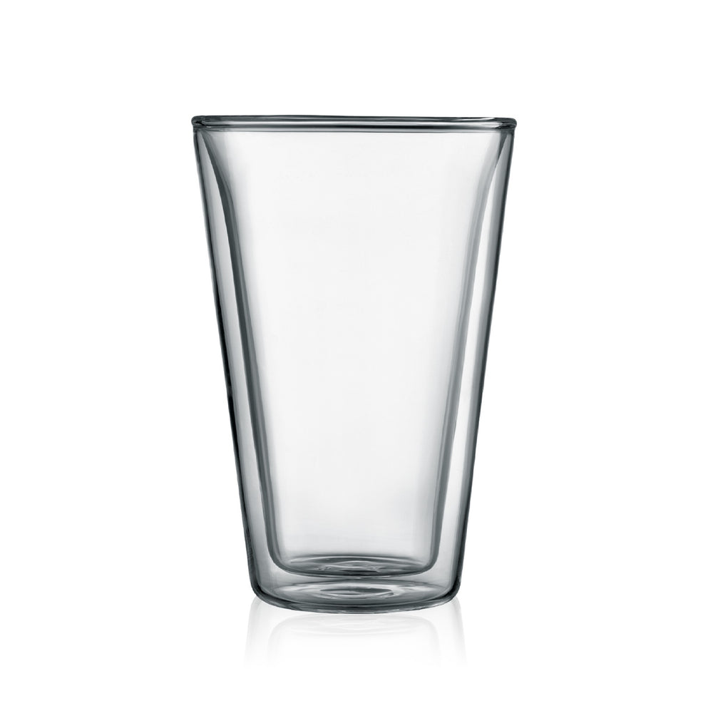 Bodum Dubbelwandige latte macchiato glazen Canteen - gepatenteerd ventiel - 400 ml - 6 stuks