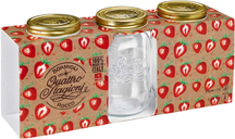 Bormioli Rocco Mason Jar / Weckpot Quattro Stagioni - ø 8.6 cm / 1 liter - 3 stuks