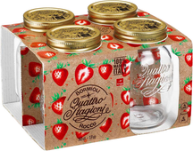 Bormioli Rocco Mason Jar / Weckpot Quattro Stagioni - ø 9 cm / 500 ml - 4 stuks