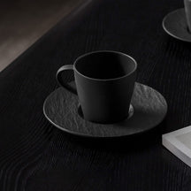 Villeroy & Boch Koffieschotel Manufacture Rock - Zwart - ø 15.5 cm