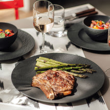 Villeroy & Boch Dinerbord Manufacture Rock - Zwart - ø 25 cm