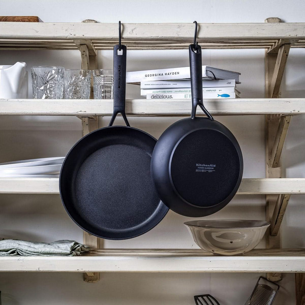 KitchenAid Koekenpannenset Classic Forged 2-delig - ø 20 & 28 cm - keramische anti-aanbaklaag
