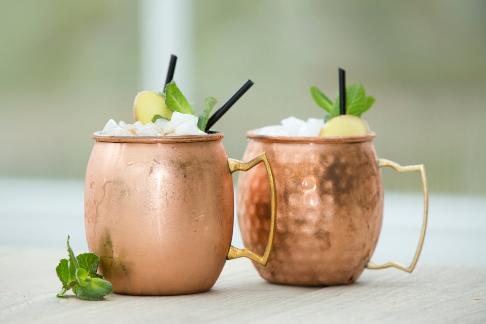 Cookinglife Moscow Mule Cocktailbekers - Koper - 500 ml - 6 Stuks