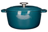 Cosy & Trendy Braadpan met deksel Fontestic Gietijzer Green Heron Ø 20 cm / 2.7 Liter - geëmailleerde anti-aanbaklaag