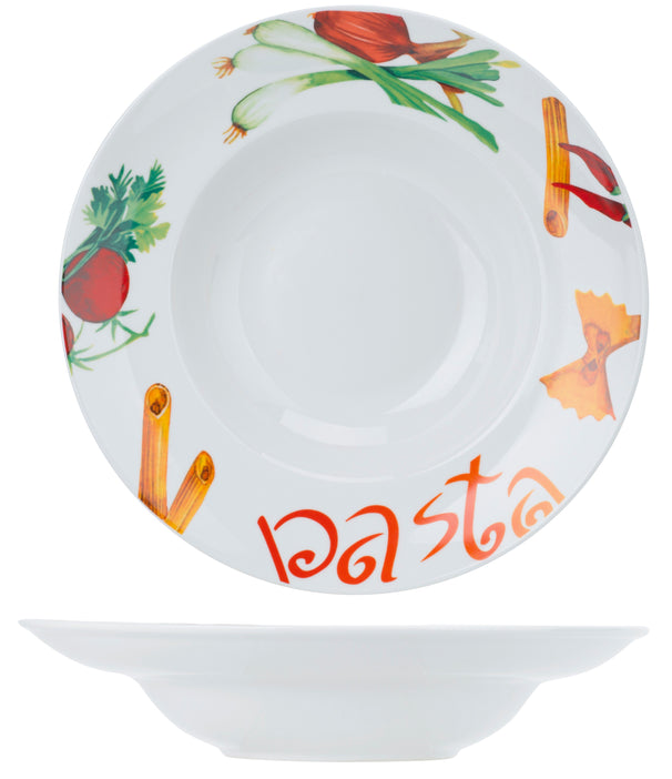 Cosy & Trendy Diepe Borden / Pastaborden - Pasta ø 27 cm - 4 Stuks