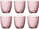 Bormioli Rocco Waterglazen Slot - Roze - 290 ml - 6 stuks