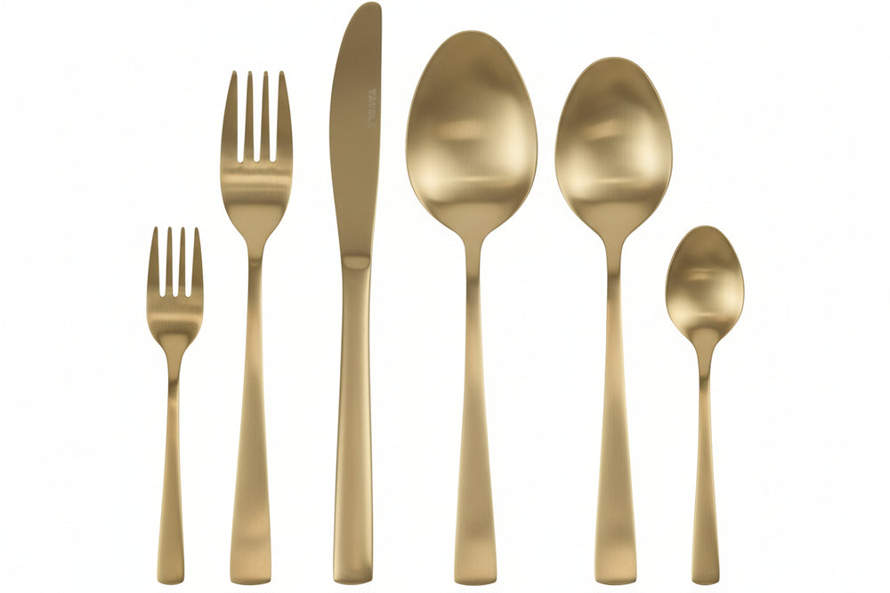 Studio Tavola Bestekset - Classic - Champagne - 42-delig / 8 personen