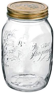 Bormioli Rocco Mason Jar / Weckpot Quattro Stagioni - ø 8.6 cm / 1 liter - 3 stuks