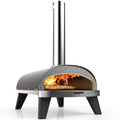 ZiiPa Pizza Oven Piana - Houtgestookt - met Thermometer - Leisteen - voor ø 30 cm pizza's - Roterende pizzasteen