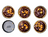 Birkmann Taartvorm / Bakvorm / Quichevorm met losse bodem Premium Baking ø 10 x 2 cm - 6 Stuks