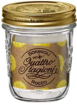 Bormioli Rocco Mason Jar / Weckpot Quattro Stagioni - ø 9 cm / 320 ml - 4 stuks