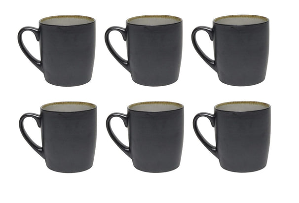 Cookinglife Mokken Nola Warm Grey 350 ml - 6 stuks
