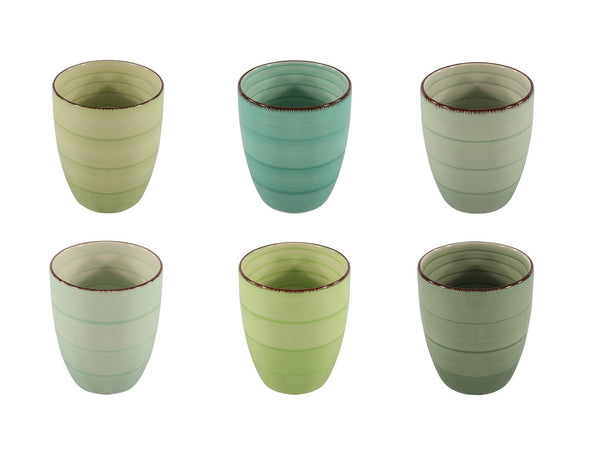 Cookinglife Bekers Delice Groen 350 ml - 6 stuks