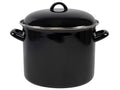 Cookinglife Soeppan - Emaille - Zwart - ø 24 cm / 8 liter - geëmailleerde anti-aanbaklaag