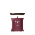 WoodWick Geurkaars Medium Wood Smoke - 11 cm / ø 10 cm - Geurkaars in Glas - Houten Lont