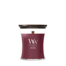 WoodWick Geurkaars Medium Wood Smoke - 11 cm / ø 10 cm - Geurkaars in Glas - Houten Lont