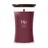 WoodWick Geurkaars Large Dark Cherry - 18 cm / ø 10 cm - Geurkaars in Glas - Houten Lont