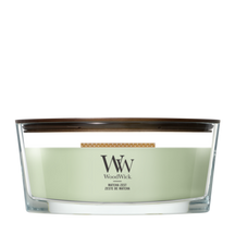 WoodWick Geurkaars Ellipse Matcha Zest - 9 cm / 19 cm - Geurkaars in Glas - Houten Lont