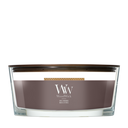 WoodWick Geurkaars Ellipse Iris Woods - 9 cm / 19 cm - Geurkaars in Glas - Houten Lont
