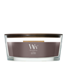 WoodWick Geurkaars Ellipse Iris Woods - 9 cm / 19 cm - Geurkaars in Glas - Houten Lont