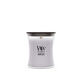 WoodWick Geurkaars Medium Lavender & Cedar - 11 cm / ø 10 cm - Geurkaars in Glas - Houten Lont