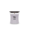 WoodWick Geurkaars Medium Lavender & Cedar - 11 cm / ø 10 cm - Geurkaars in Glas - Houten Lont