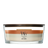 WoodWick Geurkaars Ellipse Trilogy Vanilla Embers - 9 cm / 19 cm - Geurkaars in Glas - Houten Lont