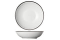 Cosy & Trendy Diepe Borden / Pastaborden Speckle Wit ø 20 cm - 6 stuks