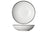 Cosy & Trendy Diepe Borden / Pastaborden Speckle Wit ø 20 cm - 6 stuks