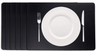 Cookinglife Placemats - Afwasbaar - Zwart - 46 x 33 cm - 6 stuks