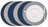 Cookinglife Placemats - Dubbelzijdig - Afwasbaar - Grijs / Blauw ø 38 cm - 6 Stuks