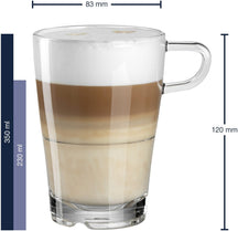 Leonardo Latte Macchiato Glazen Senso - Stapelbaar - 350 ml - 6 stuks