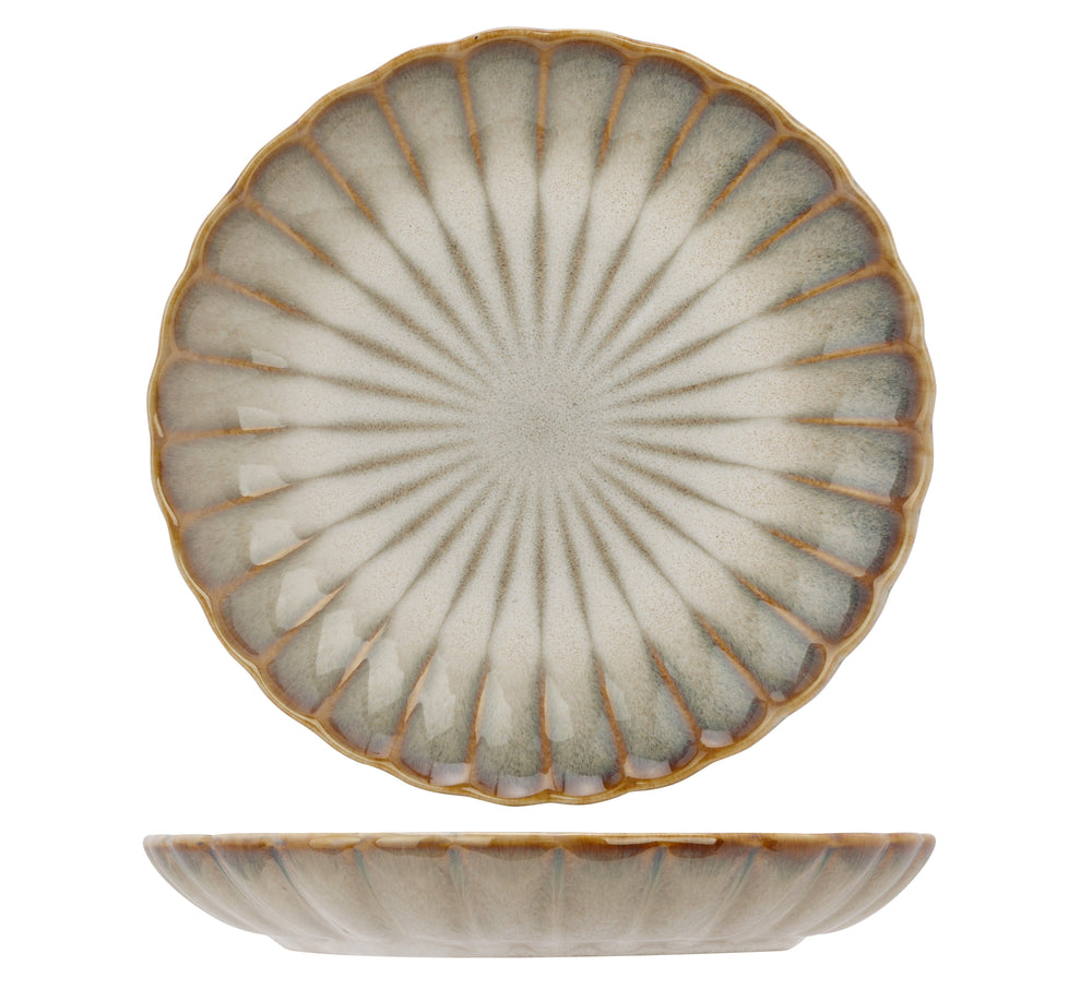 Cosy & Trendy Ontbijtborden / Dessertborden - Astera Pearl Beige - ø 21 cm - 4 Stuks
