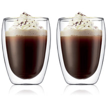 Bodum Dubbelwandige koffie- / theeglazen Pavina - gepatenteerd ventiel - 320 ml - 2 stuks