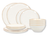 Salt & Pepper Serviesset Artisan Wit 12-delig / 4 personen - 4 dinerborden, 4 ontbijtborden en 4 kommen
