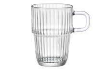 Bormioli Rocco Latte Macchiato Glazen - Irish Coffee Glazen - Koffiekopjes met oor - Stapelbaar - Barshine 315 ml - 6 Stuks