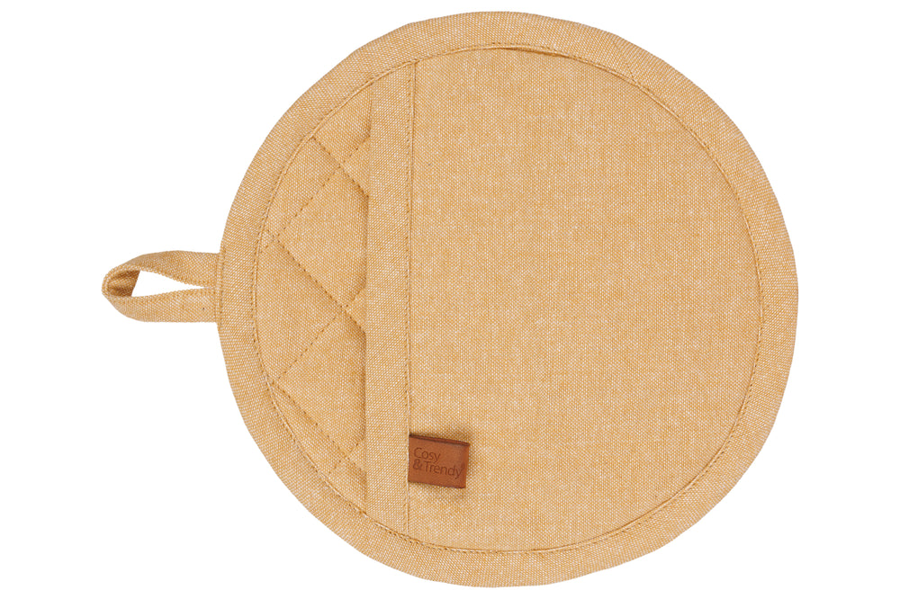 Cosy & Trendy Pannenlap Stoff Amber Gold