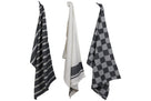 Cosy & Trendy Theedoeken Stoff Black Chambray 50 x 70 cm - 3 Stuks