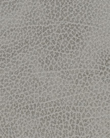 LIND DNA Placemats Hippo - Leer - Anthracite Grey - Afwasbaar - 45 x 35 cm - 2 Stuks