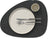 LIND DNA Placemats Nupo - Leer - Black - Curved - Afwasbaar - 44 x 37 cm - 2 Stuks