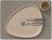LIND DNA Placemats Nupo - Leer - Flint Grey - Afwasbaar - 45 x 35 cm - 2 Stuks