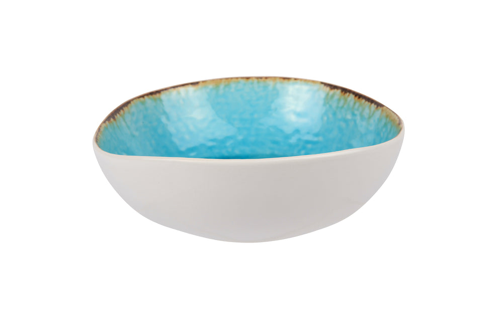 Cosy & Trendy Schalen Organic Laguna Azzurro 19 x 18 cm - 4 Stuks