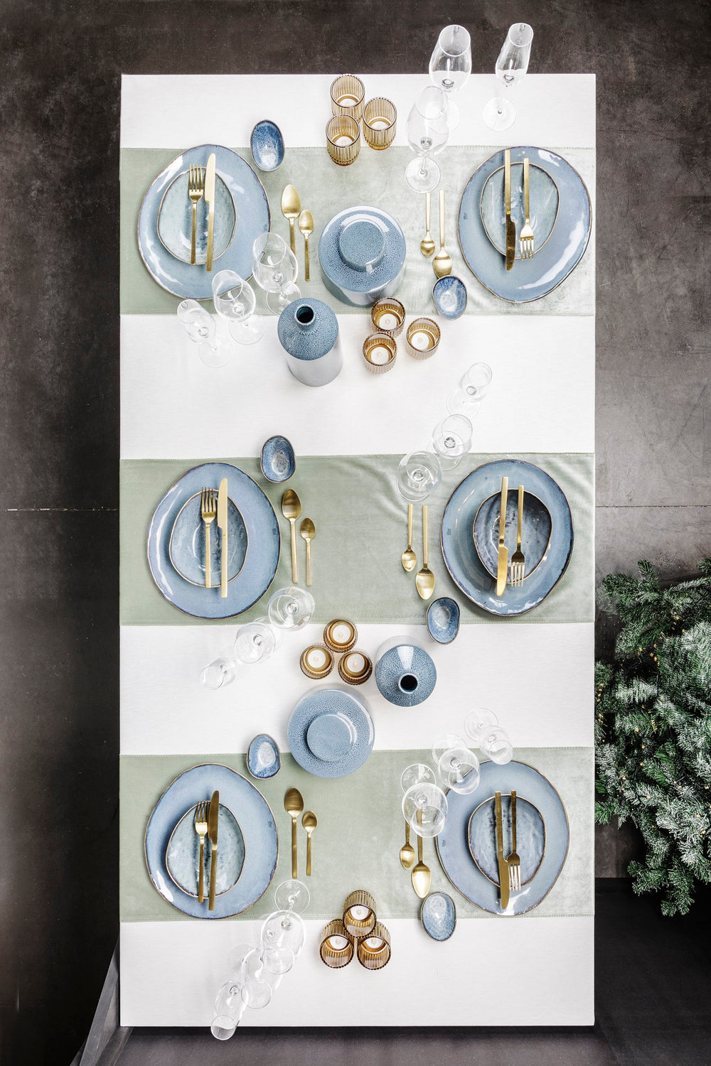 Cosy & Trendy Dinerborden Aicha - 27 x 23 cm - 4 Stuks